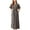 Dark Gray, variant on BLVB Womens Short Sleeve Robes Casual Soft Lightweight Belted Bathrobe Ladies Nightdress Sleepwear with Pockets