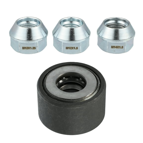 Unique Bargains Universal Wheel Stud Installer Tool M12x1.25 M12x1.5 M14x1.5 Iron with 3/4" Hex Wheel Lug Nuts Silver Tone 1 Set