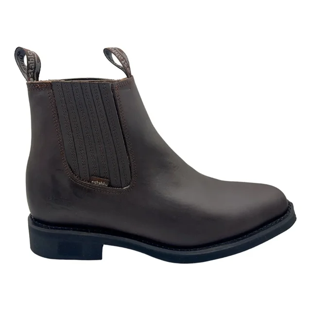 Bota Botín Establo Piel Res Suela Goma Modelo 555