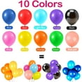 thumbnail image 4 of 50pcs Multicoloured Balloons Party Balloon, Natural Balloons Pack Round Latex Ballon Colorful Balloons for Party Decoration, Birthday, Weddings, Anniversary, Baby Shower, Arch Decoration, 4 of 9