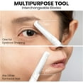 thumbnail image 6 of Dermaplaning Tool Set,Professional Dermaplane Tools with 6 Refill Blades,Peach Fuzz Removal & Eyebrow Shaper–Face Shavers for Women,Facial Hair Razor Help Exfoliate and Smooth The Skin (Silver), 6 of 8