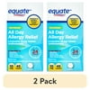 (2 pack) Equate Non-Drowsy All Day Allergy Relief Loratadine 10 mg Tablets Antihistamine, 45 Count, Compare to Claritin® 24 Hour Active Ingredient