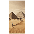 thumbnail image 3 of LUUFILx Egyptian Themed Desert Pyramid Scene Backdrop Banner Party Decorations, 3 of 8