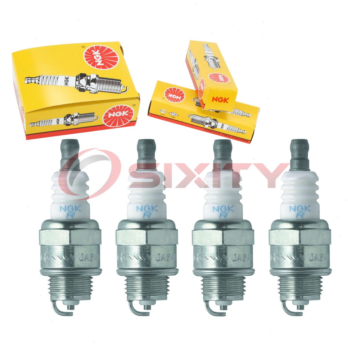 4 pc NGK 4972 Standard Spark Plugs for 018-06540-211 09482-00258 2976 2986 6023 6032 7547 7813 863 863-1 863S 92070-2108 94701-00211 94702-00211 94709-00211 E3.14 L6RTC M71939 M77742 RCJ8Y W20MPRU