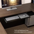thumbnail image 6 of Connexion L Shaped Desk with Drawers in Antigua and Black - Engineered Wood, 6 of 13
