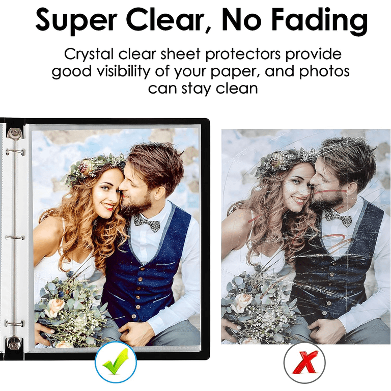 MaxGear Sheet Protectors, 500 Count, Clear, Letter Size photo 5