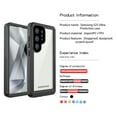 thumbnail image 6 of Casetego For Galaxy S25 Ultra Waterproof Case,IP68 Waterproof 14FT Underwater Dustproof Shockproof Rugged with Built-in Screen Protector Full Protect Phone Cover with Lanyard,Black, 6 of 7