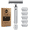 Silver, variant on Stainless Steel Double Edge Safety Razor For Men Wet Beard Shave + 5 Shaving Blades