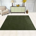 thumbnail image 3 of Ryvnso Olive Green Solid Area Floor Rugs Soft Non-Slip Large Mats Nursery Carpets 80" x 58", 3 of 7