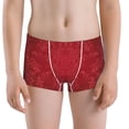 thumbnail image 5 of Yiaed Vintage Burgundy Print Boys' Boxer Briefs Cotton Casual Stretch Comfort Boys Boxers - Kids Boxer Briefs Underwear for Boys (6-18)-X-Large, 5 of 5