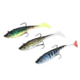 thumbnail image 4 of Señuelo de simulación Artificial suave con cola en T, cebo de pesca en el mar, accesorio de señuelo, señuelo suave con revestimiento, 4 of 13