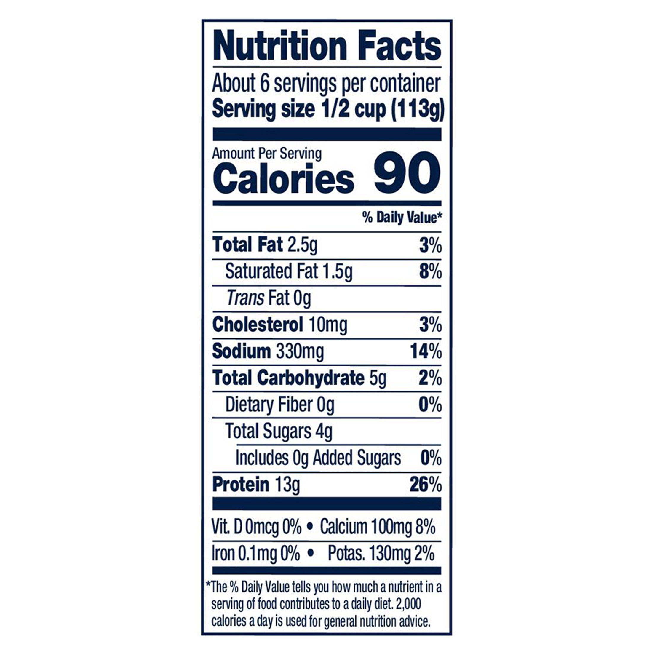 Daisy Pure and Natural Low Fat Cottage Cheese, 2% Milkfat, 24 oz (1.5 lb) Tub (Refrigerated) – 13g of Protein per Serving