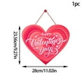thumbnail image 2 of YIMWNYI Valentine's Day Heart-Shaped Paper Hanging Decorations – Cute Indoor Wall decor for Home, Party, Garden & Restaurant, 2 of 9