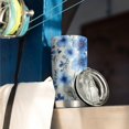 thumbnail image 3 of 20 Oz Pioneer Flower Coffee Tumbler Double Wall Insulated Stainless Steel Water Bottle | Metal Reusable Thermoses Flask with Cup Cap | Leak & Sweat Proof with Anti-Dust Lid, 3 of 7