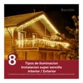 thumbnail image 1 of Serie Navideña Cascada 6m 300 Led Navidad Blanco Calido MLU 300WW, 1 of 7