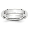 thumbnail image 5 of 10K White Gold 5mm Bevel Edge Comfort Fit Band Ring Size 9, 5 of 7