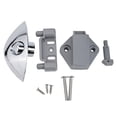 thumbnail image 3 of 14-16mm Half-Moon Rv Latch Button Push Lock Motorhome Cabinet for Yachts Trailer Silver, 3 of 9