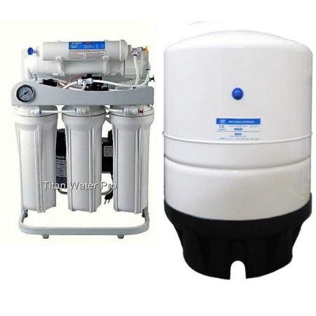 RO Light Commercial Reverse Osmosis Water Filter System 400 GPD RO Booster Pump