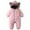 style-03 Pink, variant on Baby Girl Outerwear Toddler Snow Suit Baby Snowsuit Infant Winter Coat Puffer Clohtes Hoodie 1 6 Months (Black,1-6 Months)