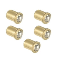 Unique Bargains Door Furniture Closet Drawer 7mm Dia Brass Ball Catch Latch Catcher 5Pcs
