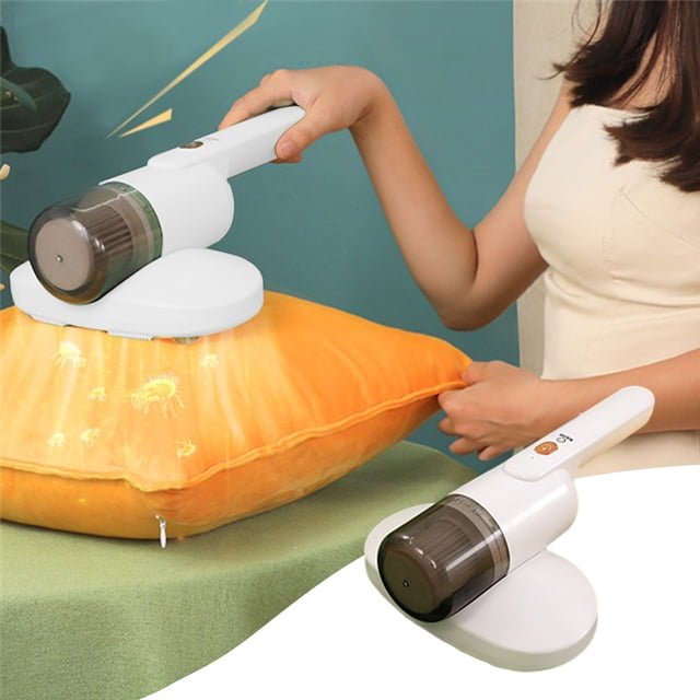 Fiudx Aspiradora de Colchones, Aspiradora de Mano, Herramienta Inalámbrica para Limpiar Almohadas, Sábanas y Sofás, Alta Potencia de Succión, Diseño Silencioso, Fácil de Usar, Tamaño Compacto, 29 X 2
