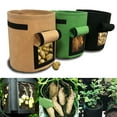 thumbnail image 4 of Potato Planting Grow Bag Gallon Planter Growing Garden Vegetable (Green/S), 4 of 7