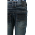 thumbnail image 5 of X RAY JEANS  Big Boy's Moto Jeans, Indigo, 16, 5 of 6
