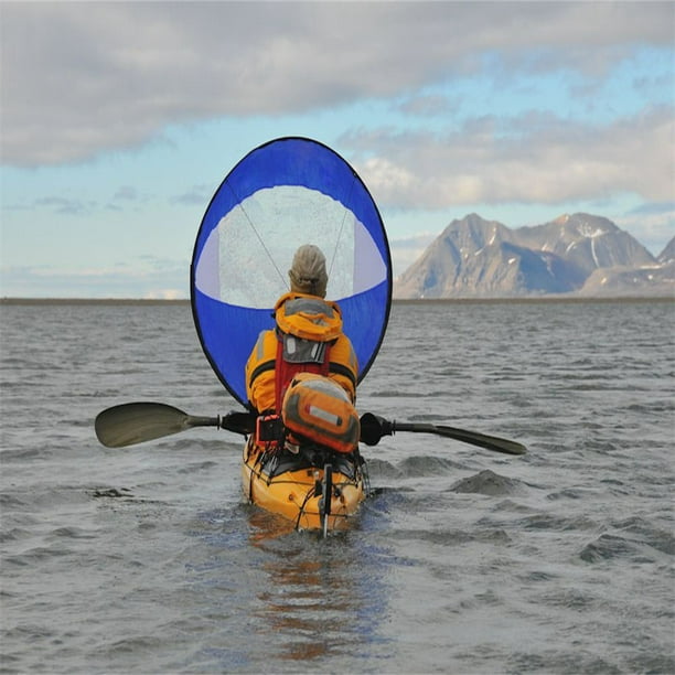 Foldable PVC Kayak Wind Sail Portable Boat Fishing Canoe Surfboard