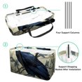 thumbnail image 4 of Crow Large Capacity Foldable Reusable Oxford Cloth Laundry Basket - Multipurpose Tote Bag, Shopping Bag, Picnic Basket, 4 of 7