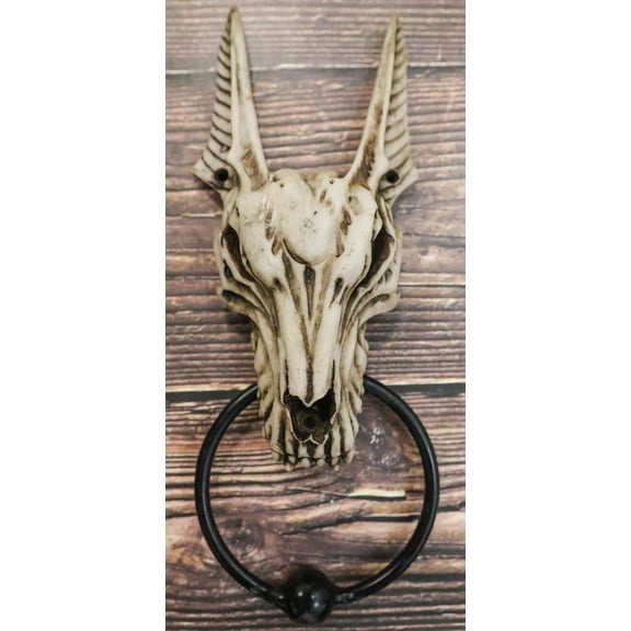 Ancient Egyptian Anubis Guardian God Of The Dead Skull Decorative Door Knocker