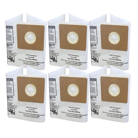 CASA VACUUMS replacement for Shop-Vac Type A Bags, compatible to 9066700 1.5-Gallon All Around Collection Bag, 6-Pack
