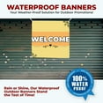 thumbnail image 5 of Welcome Large Banners and Signs for Outdoor by DreamController-Polyester Banner with 4 Holes for Easy Hang Indoor & Outdoor|4x4 Feet HD Banner to Promote Business Opening| Made in USA1, 5 of 6