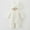 White, variant on Dyfzdhu Infant Thick Jumpsuit Snowsuit Bunny Coat Boys Warm Girls Hooded
