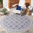 thumbnail image 2 of SAFAVIEH Martha Stewart Outdoor MSRO374F Grey/ Ivory Rug, 2 of 7