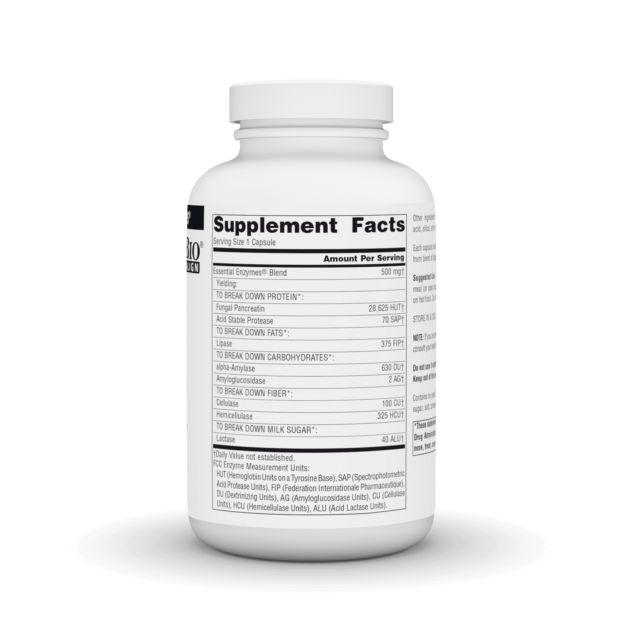 Source Naturals Essential Enzymes Digestive Aid* - 500mg - 240 Capsules