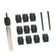 thumbnail image 4 of 13 brocas de corte para soldadura por puntos rotativas de doble cara, negras, de 3/8 de pulgada 13 piezas, 4 of 5