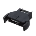 thumbnail image 2 of 5 Pcs Black Plastic CR2032 Cell Button Lithium Battery Sockets Holder, 2 of 5