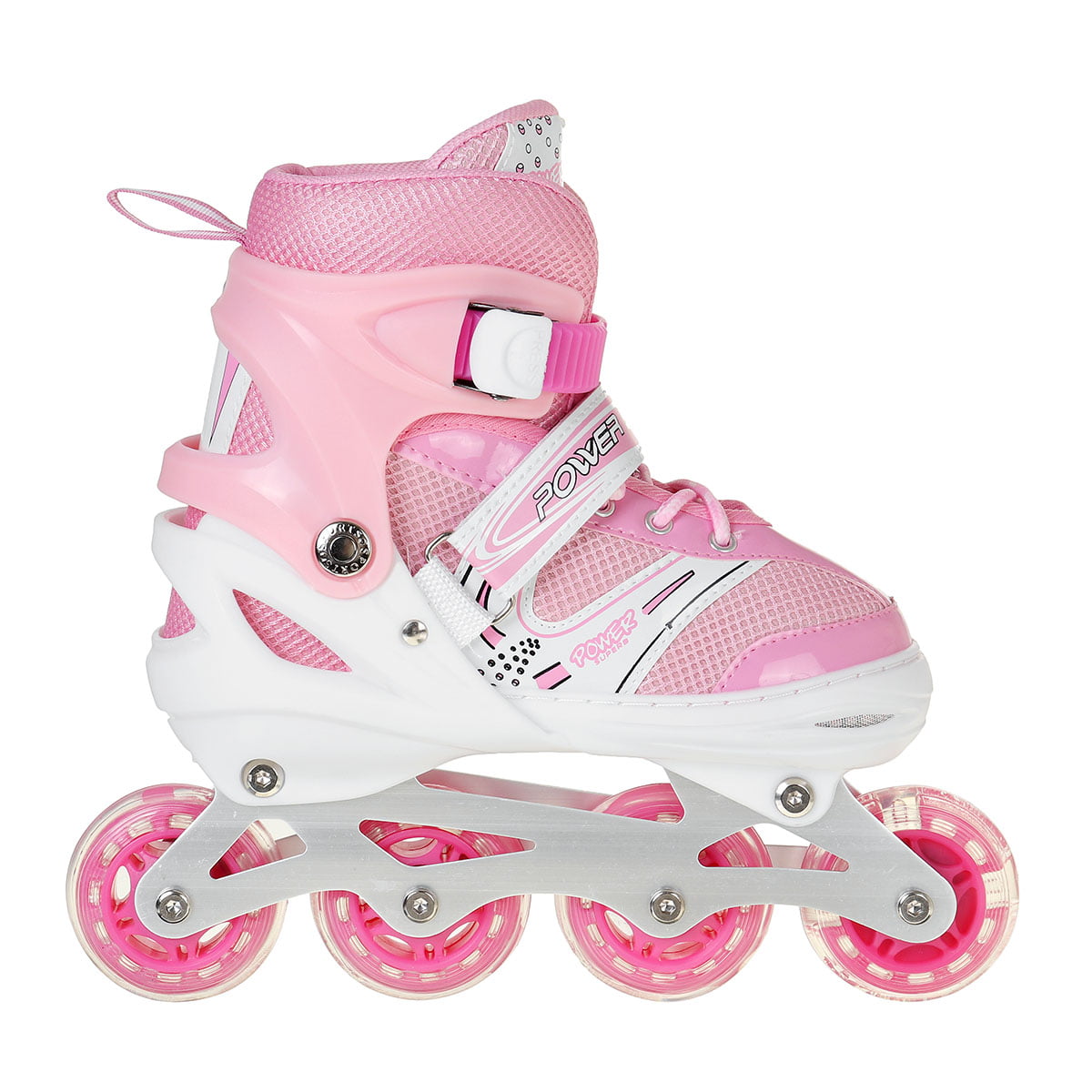 Nyctus Adjustable Kids Inline Skates with Light up Wheels Inline Roller Skates for Beginners Fun Roller Blades for Boys Girls 
