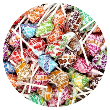 DUM DUMS Original Mix Lollipops, 2 lb Bag (120 Pieces Approx.), Gluten Free Hard Candy, Assorted Flavors, Individually Wrapped Lollipops, The Hampton Popcorn & Candy Company