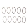 thumbnail image 2 of segolike 10Pcs Acrylic Oval Charm Bead for DIY Earrings Finding Craft Gray, 2 of 9