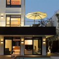 thumbnail image 3 of Luz de pared exterior impermeable moderna de 2 piezas, 8 LED para hoteles Bedr, 3 of 5
