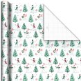 Hallmark Recyclable Christmas Wrapping Paper with Cutlines on Reverse (1 Roll 80 Square Feet