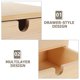 thumbnail image 4 of Wooden Box with Drawers Wooden Desk Organizer Jewelry Organizer Tabletop Storage Organization Box, 4 of 4