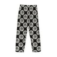 thumbnail image 5 of Xecao White Sunflowers Men's Straight Lounge Pajama Pants: The Ultimate in Comfortable Sleepwear, 5 of 9
