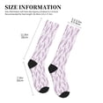 thumbnail image 2 of Lsque Lavender Flowers Pattern Sport Compression Socks for Men & Women 15-20 mmHg Knee High Nurse Pregnant Running Medical and Travel Athletic, 2 of 6