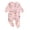 a5-Pink, variant on Newborn Baby Boy Girl Clothes Fall Winter Long Sleeve Zipper Romper Outfits Gender Neutral One Piece Onesie Pink 9-12 Months