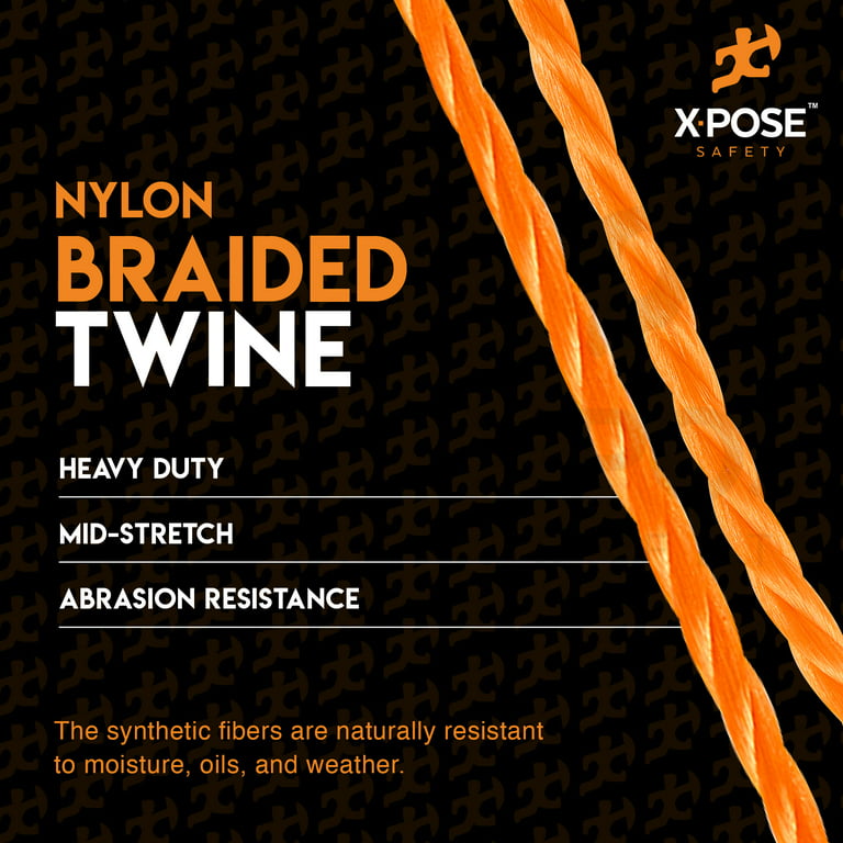 Hej hej ufravigelige demonstration Nylon Twine - 275' Nylon String - Synthetic Thin Twine String - Indoor &  Outdoor Use for Crafts, Camping, Garden, Line Level, Marine, Fishing, Trot  Line, Decoy, Property Markers, Construction (Orange) - Walmart.com