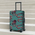 thumbnail image 2 of Lsque Snake And Rose Printed Luggage Cover, Travel Luggage Protector,Scratch and Dirt Resistant, Fits 18-32 Inch Luggage -, 2 of 9