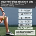 thumbnail image 5 of DR. BRACE ELITE Knee Brace with Side Stabilizers & Patella Gel Pads for Maximum Knee Pain Support and fast recovery for men and women-Please Check How To Size Image (X-Large, Mercury), 5 of 10