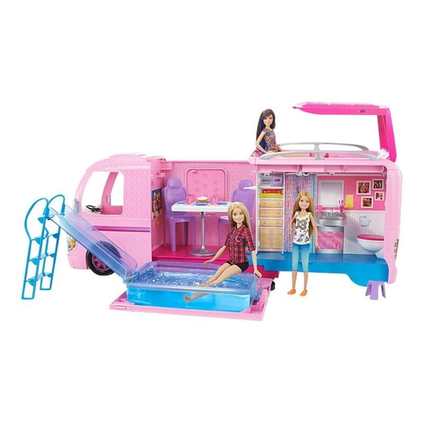 Barbie DreamCamper pink Walmart